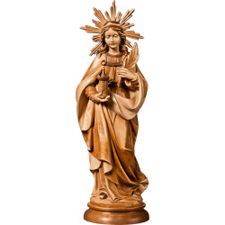 Santa Barbara com auréola