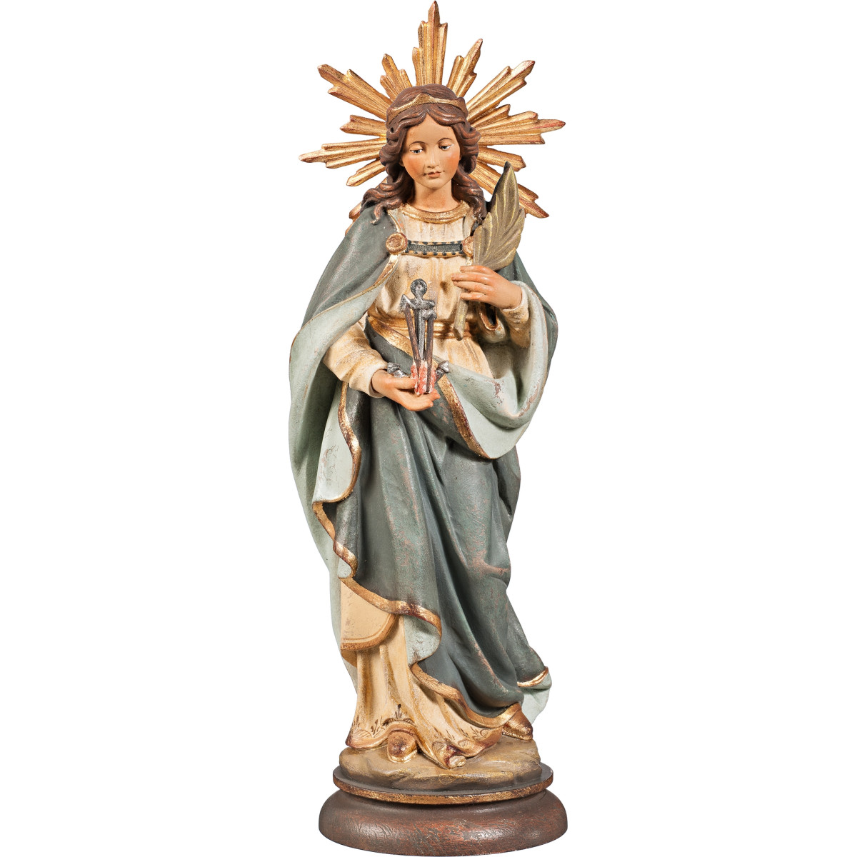 S. Filomena con aureola