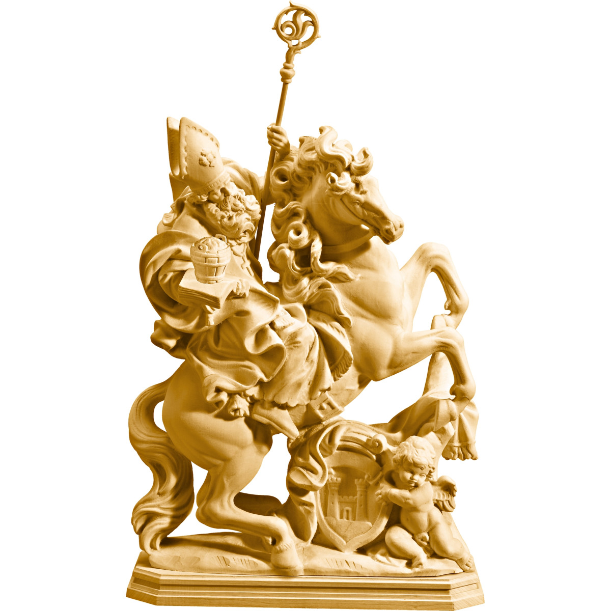 St. Rupert on horse