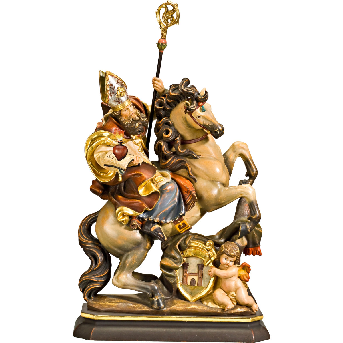 St. Augustin on horse