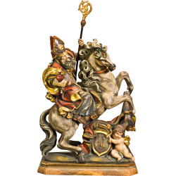St. Augustin on horse
