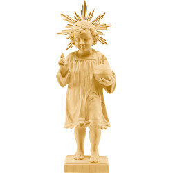 Menino Jesus de pé com auréola
