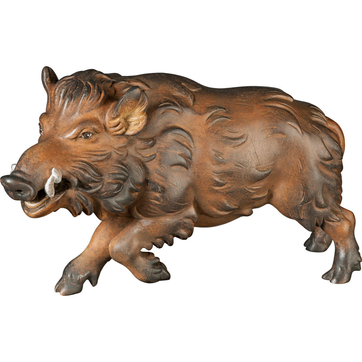 Cinghiale in legno scolpito | Bergland