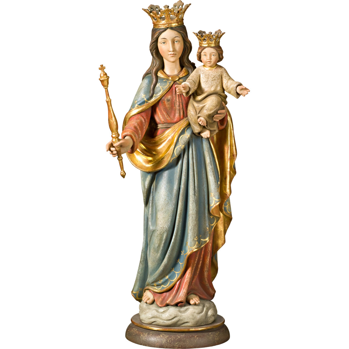 Mary Help of Christians – Wooden Statues Inspired by Don Bosco
