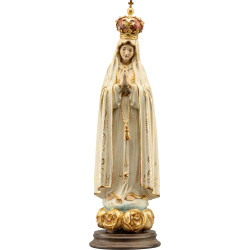 Fátima con corona y base de rosas | Bergland