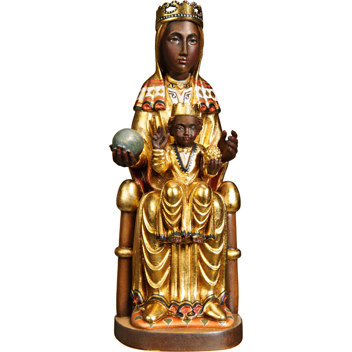Madonna von Montserrat aus Holz | Bergland