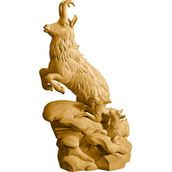 Chamois Wood Carving | Bergland