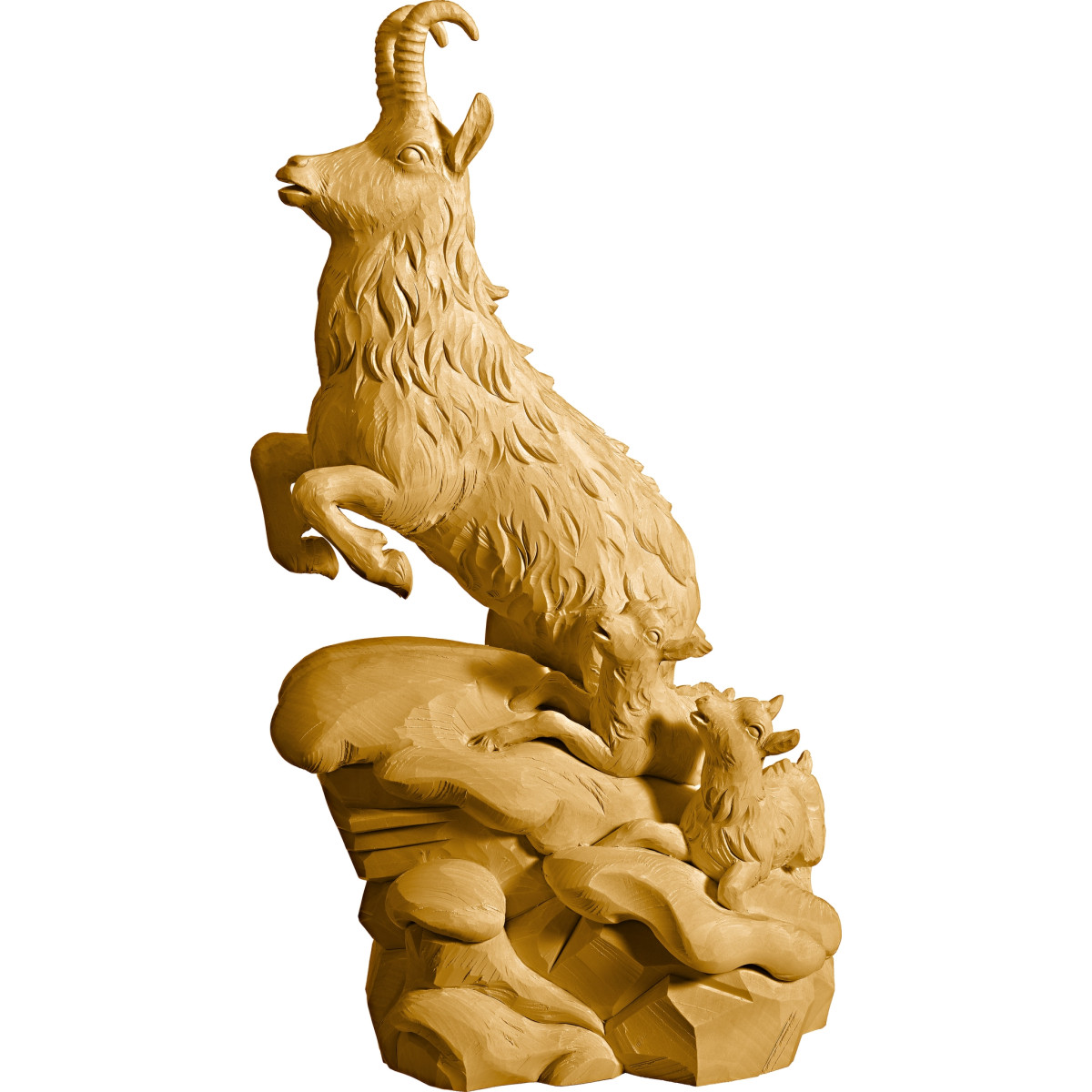 Chamois Wood Carving | Bergland