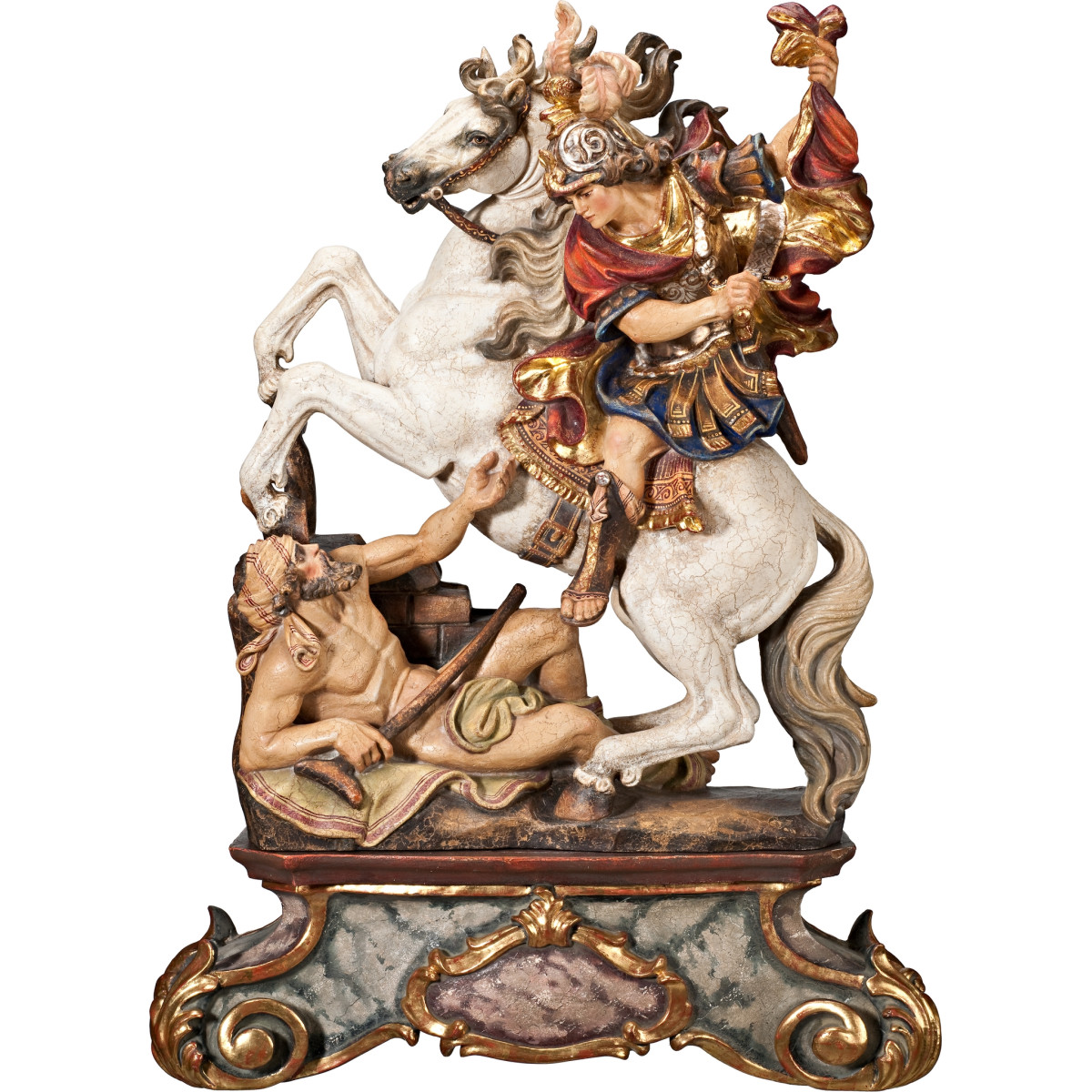 St. Martin on horse with pedestal