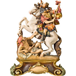 St. Martin on horse with pedestal