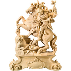 São Martinho a cavalo com pedestal
