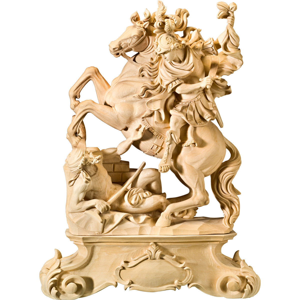 St. Martin on horse with pedestal