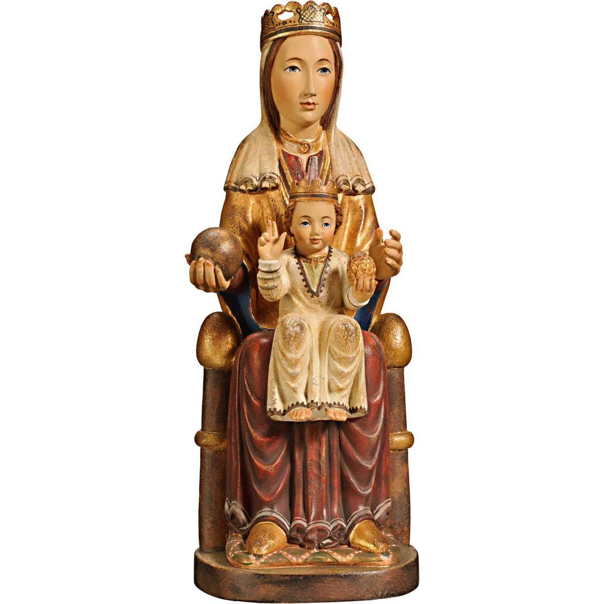 Virgen Románica Sentada con Niño | Bergland