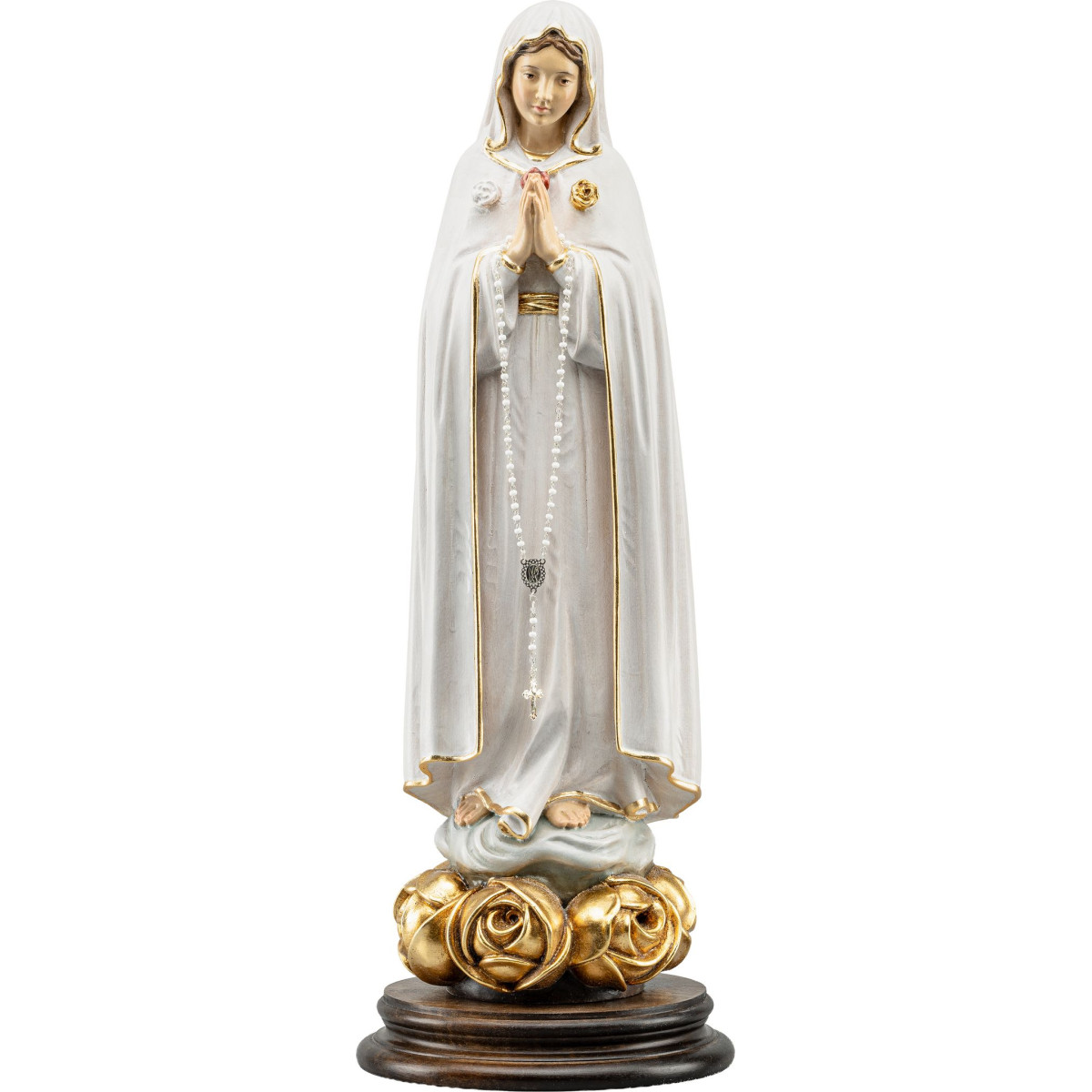 Maria Rosa Mística com base de rosas | Bergland
