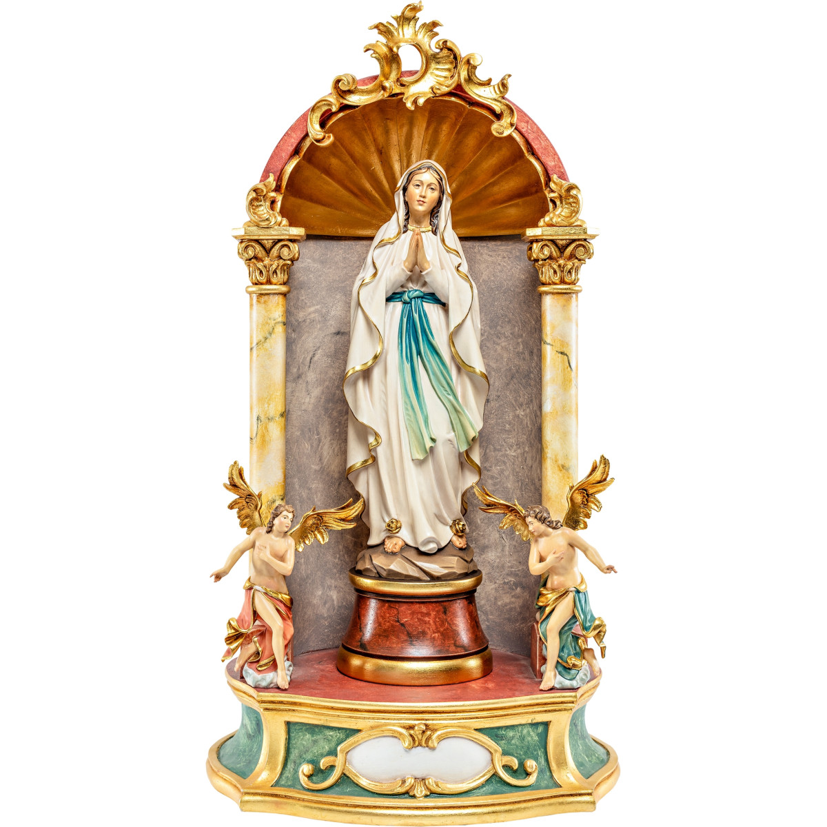 Virgen de Lourdes Altar Barroco | Bergland