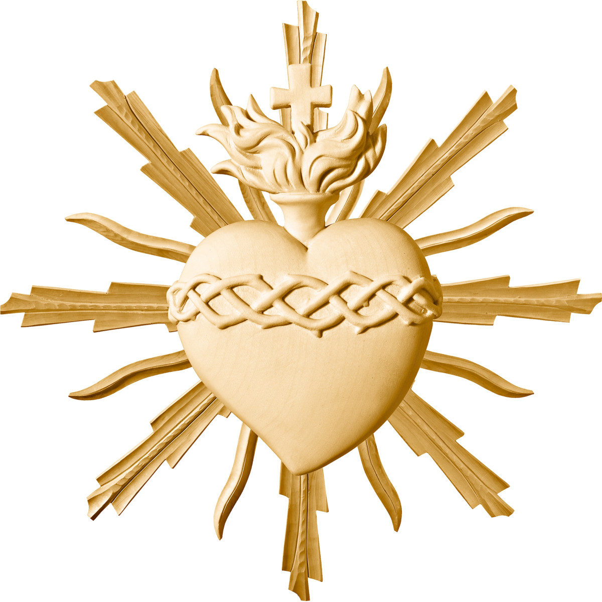 Sacrado Coração de Jesus com auréola