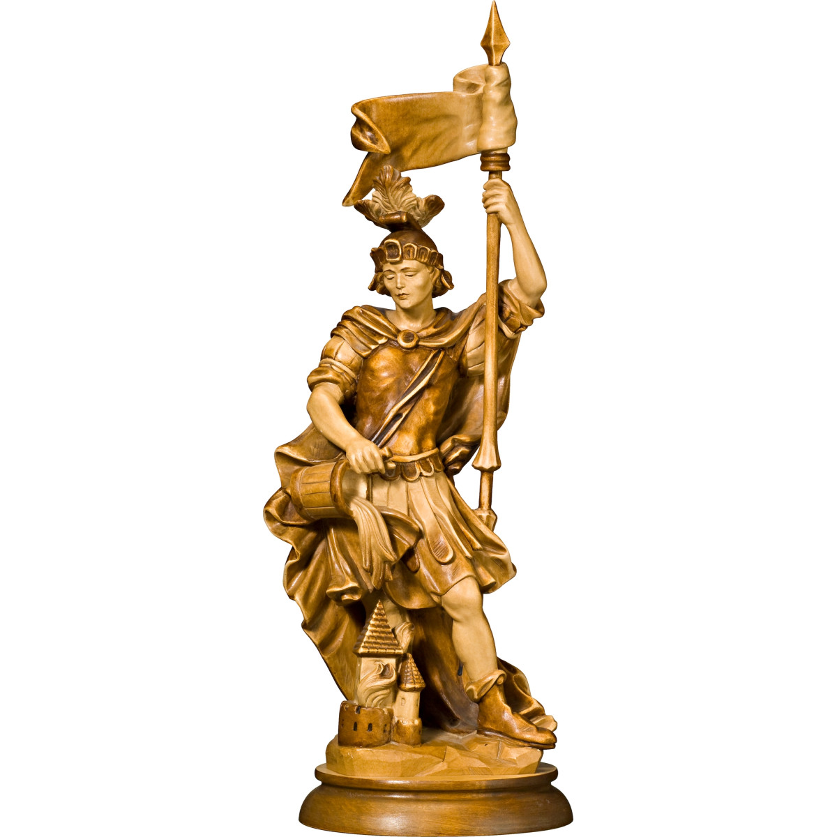 Saint Florian | Patron of firefighters wood statue