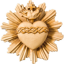 Sacrado Coração de Jesus com auréola