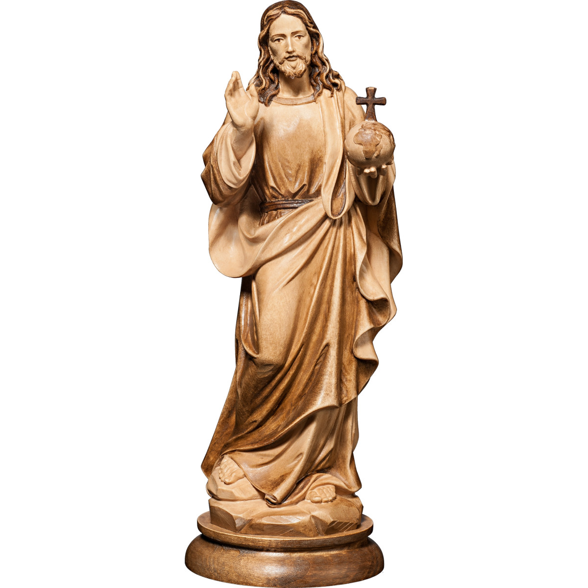 Salvator Mundi Wood Carving | Bergland