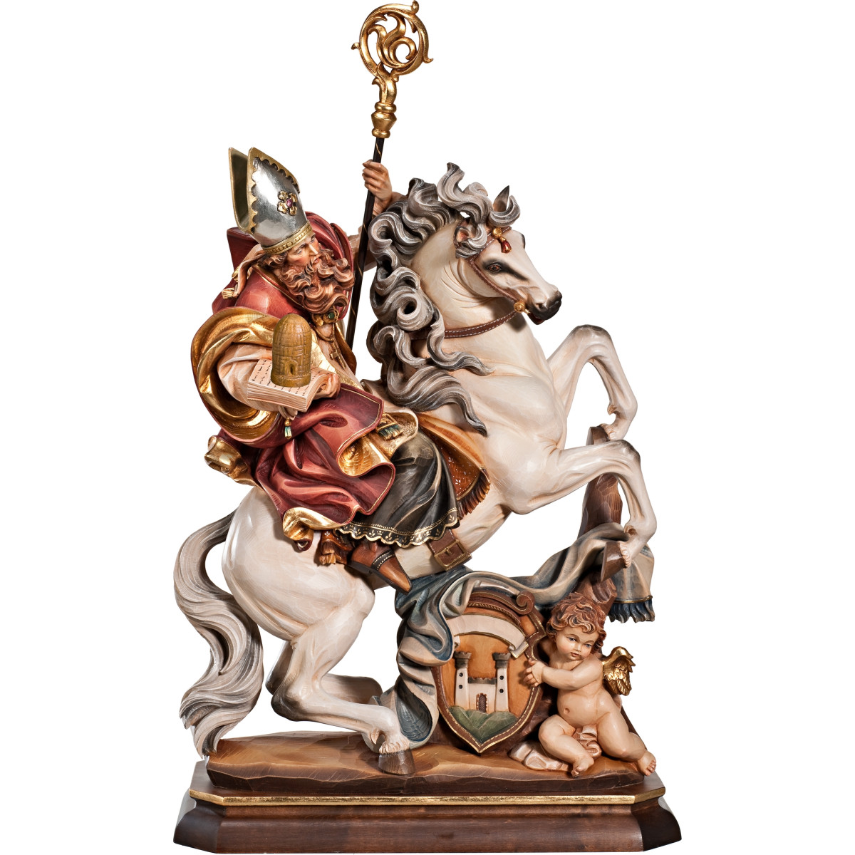 São Ambrosio a cavalo