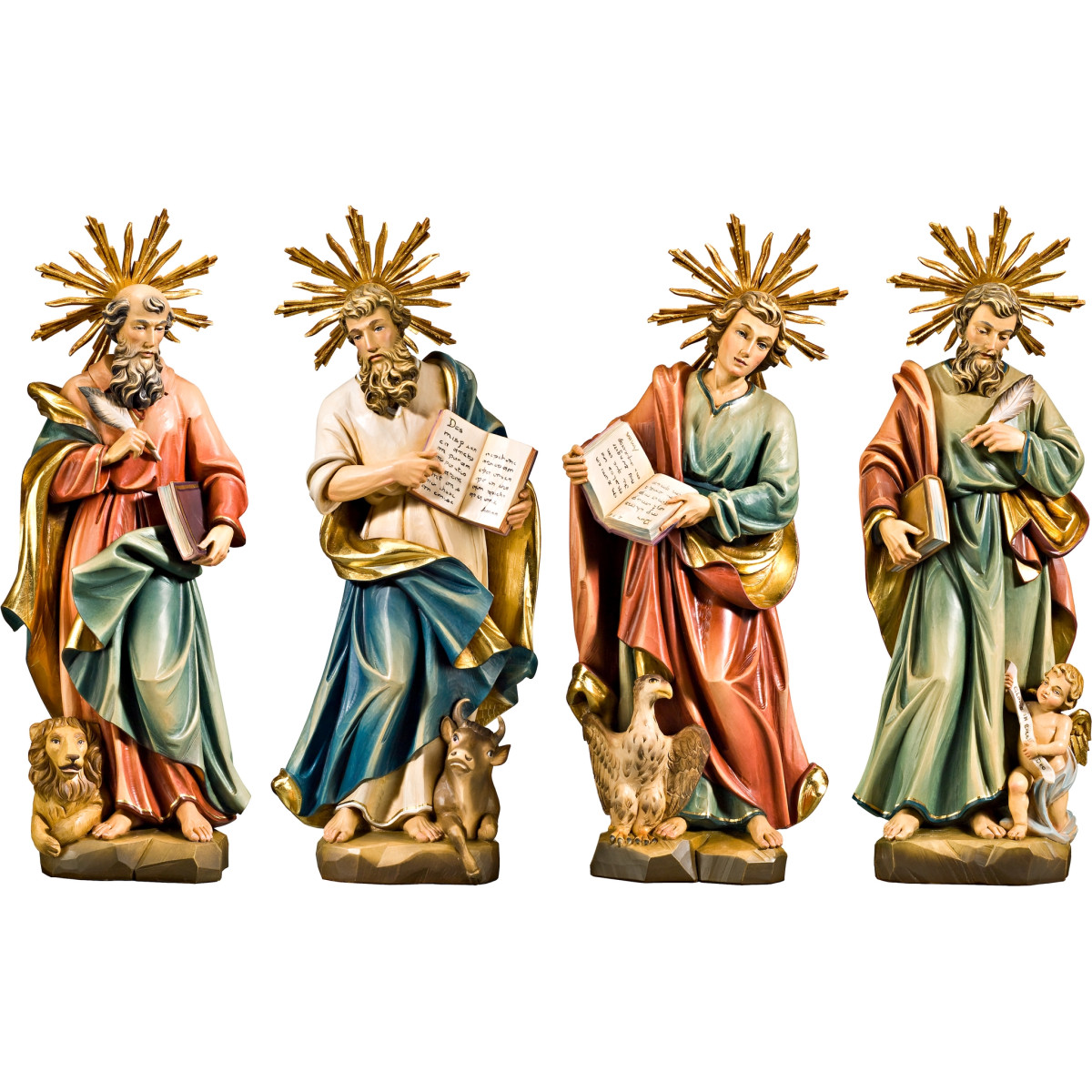 4 Evangelists with aureole
