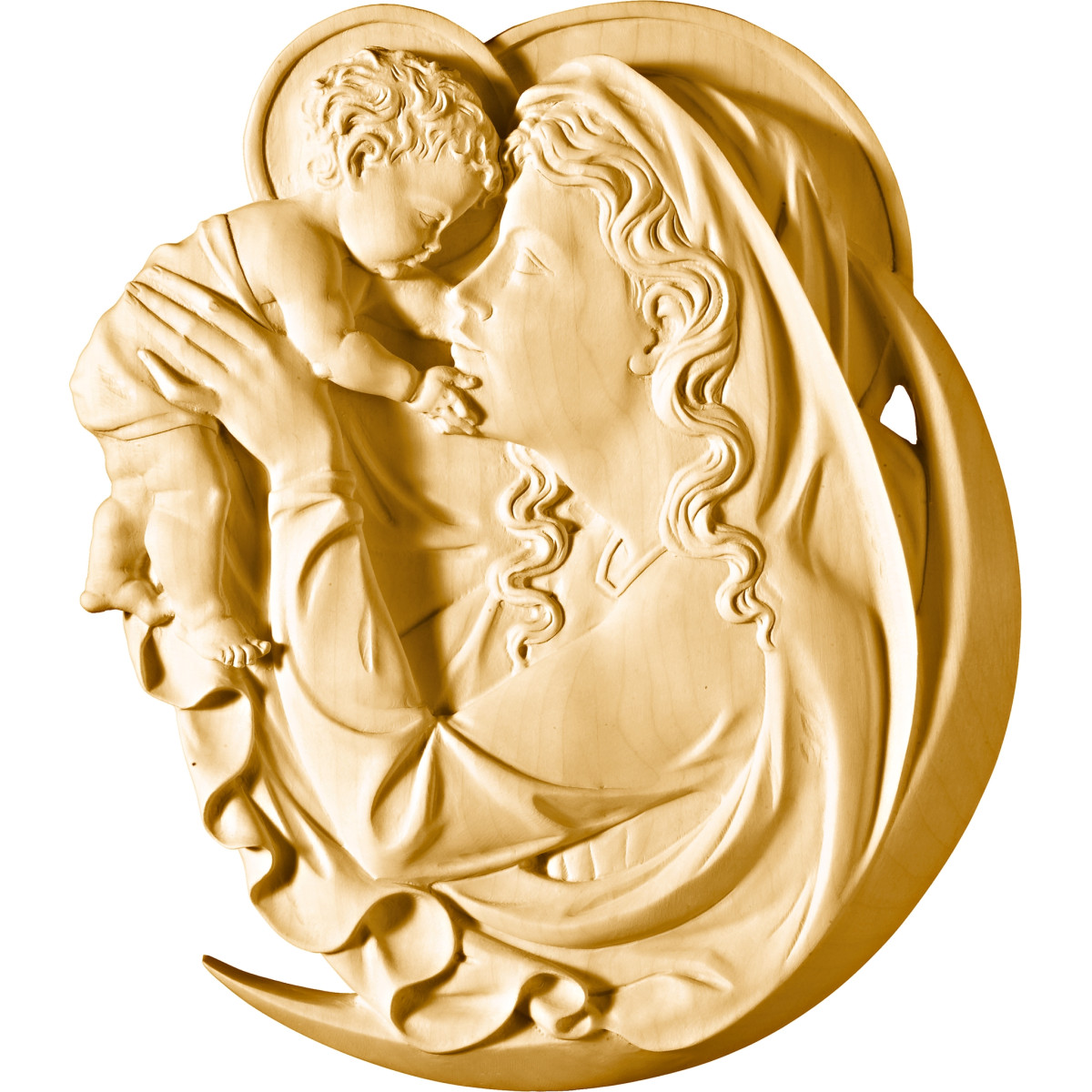 Madonna in Luna Rilievo da Parete | Bergland
