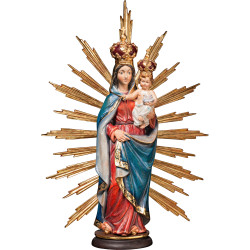 Madonna mit Jesuskind und Gloriole | Bergland