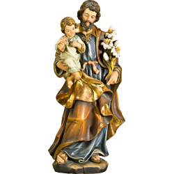 São José em madeira - Esculturas religiosas