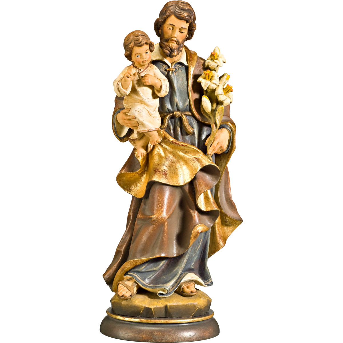 São José em madeira - Esculturas religiosas