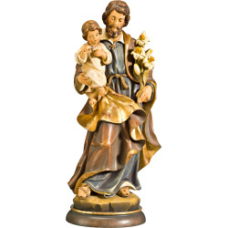 San José en madera - Figuras artesanales religiosas