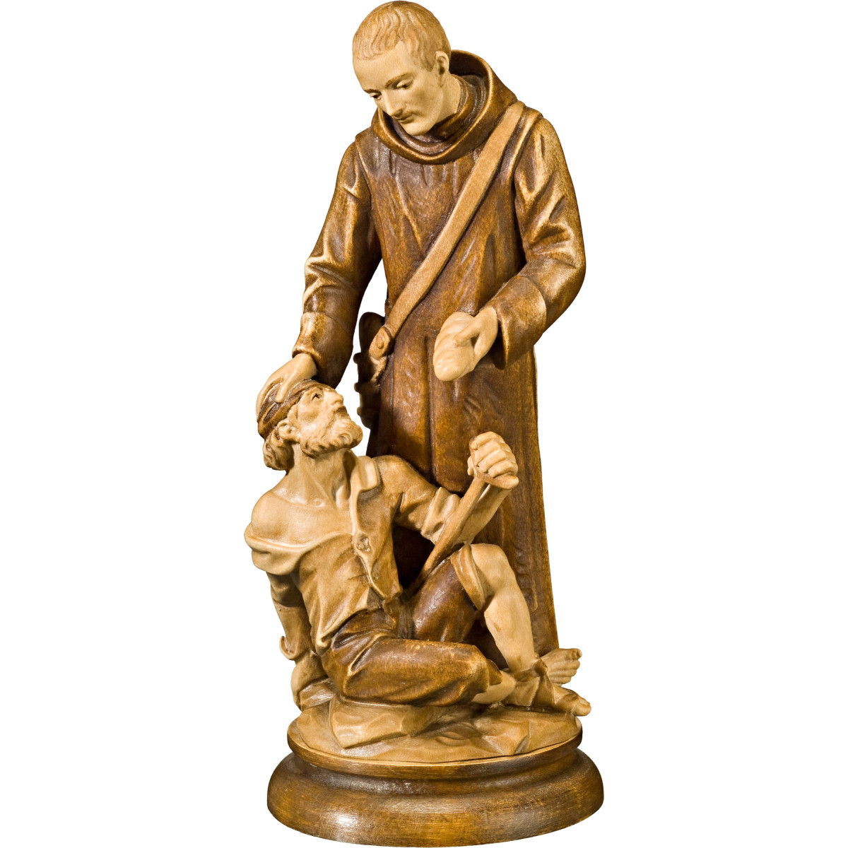 Saint John of God – Sacred carved wooden statue