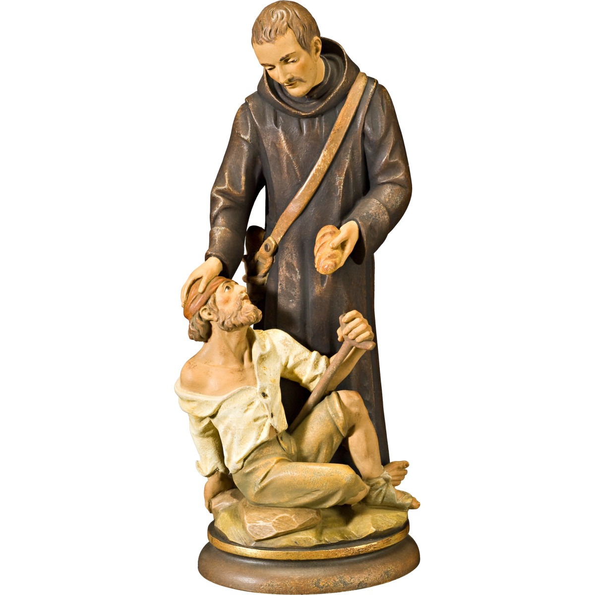 San Giovanni di Dio – Statua sacra in legno scolpito