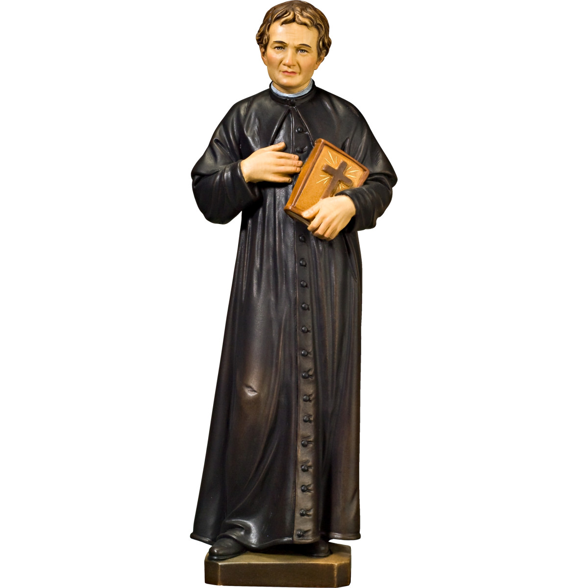 Don Bosco – Statue religiose in legno del santo dei giovani