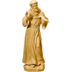 São Francisco de Assis estátua de madeira | Bergland Shop