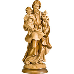 San José en madera - Figuras artesanales religiosas