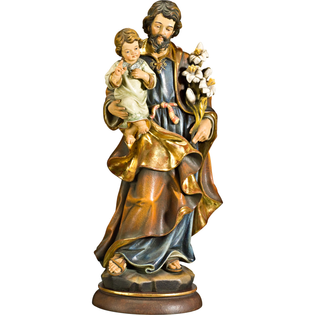 Hl. Josef aus Holz - Handgeschnitzte Figuren