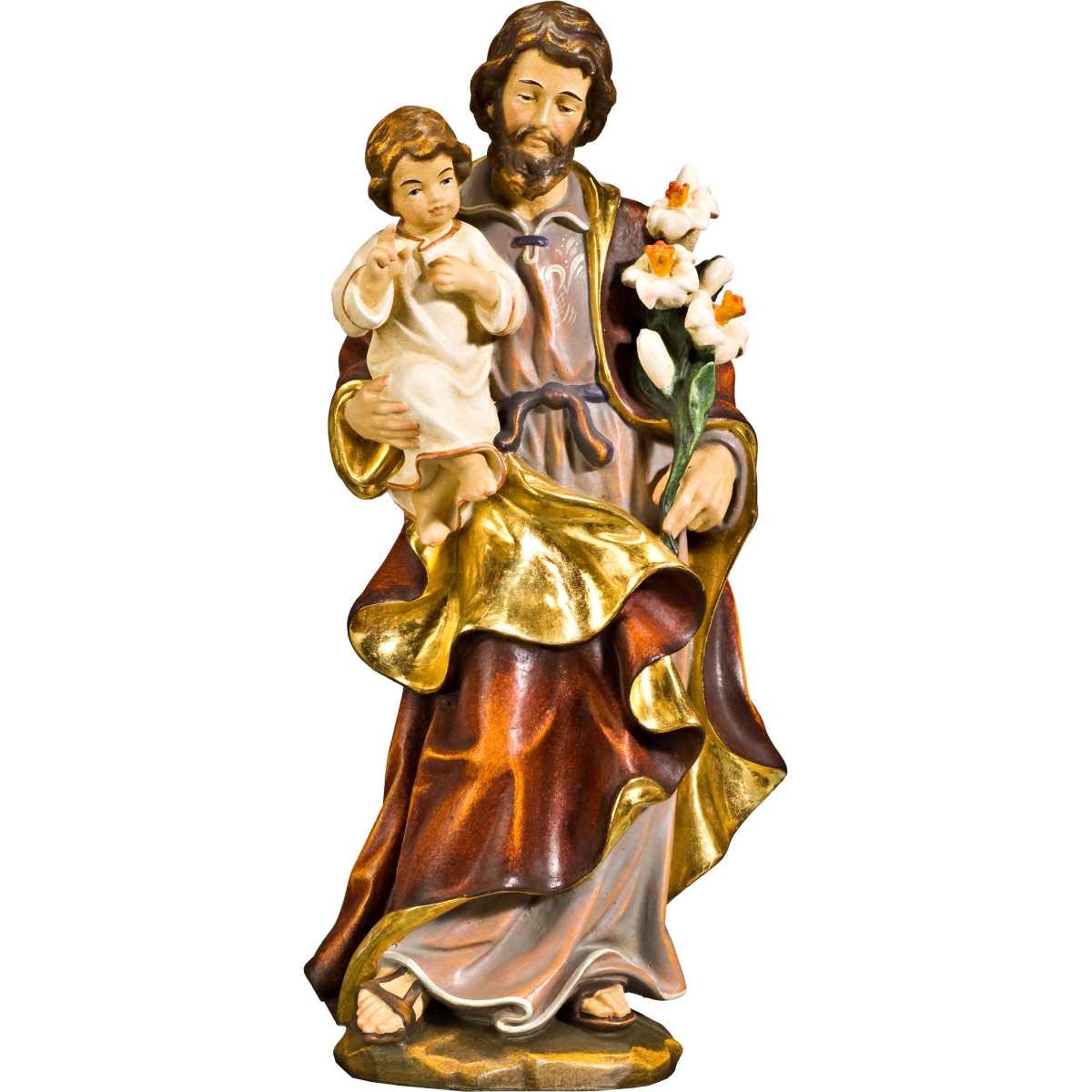 São José em madeira - Esculturas religiosas