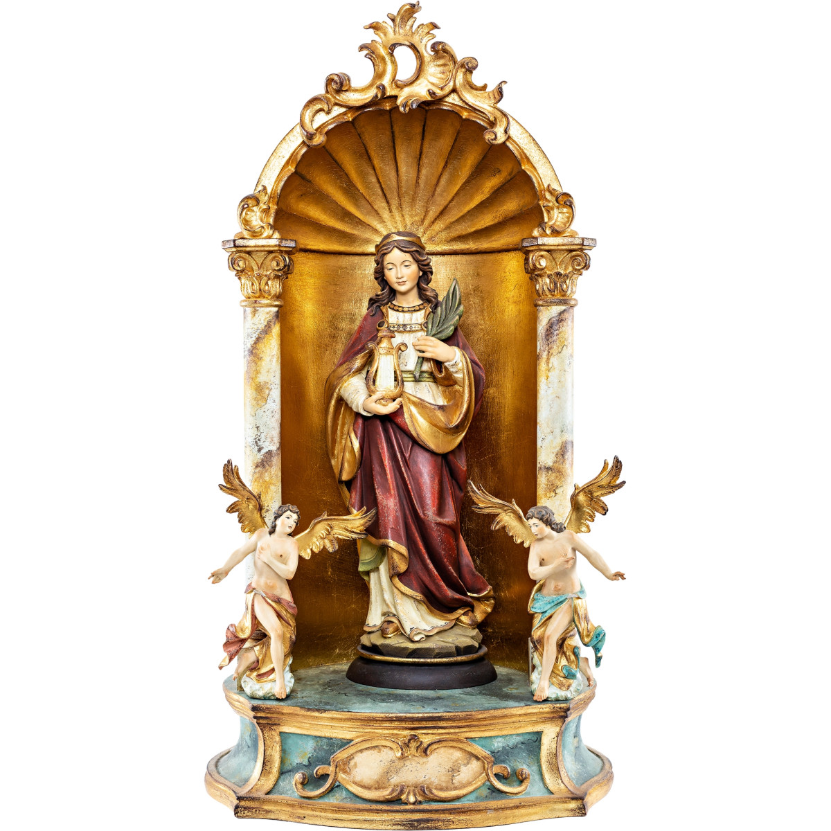 Santa Cecilia - Altar casero barroco