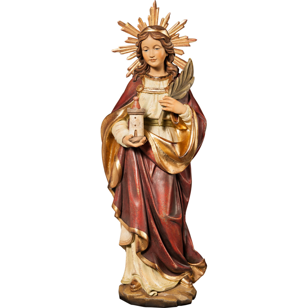 St. Barbara with aureole