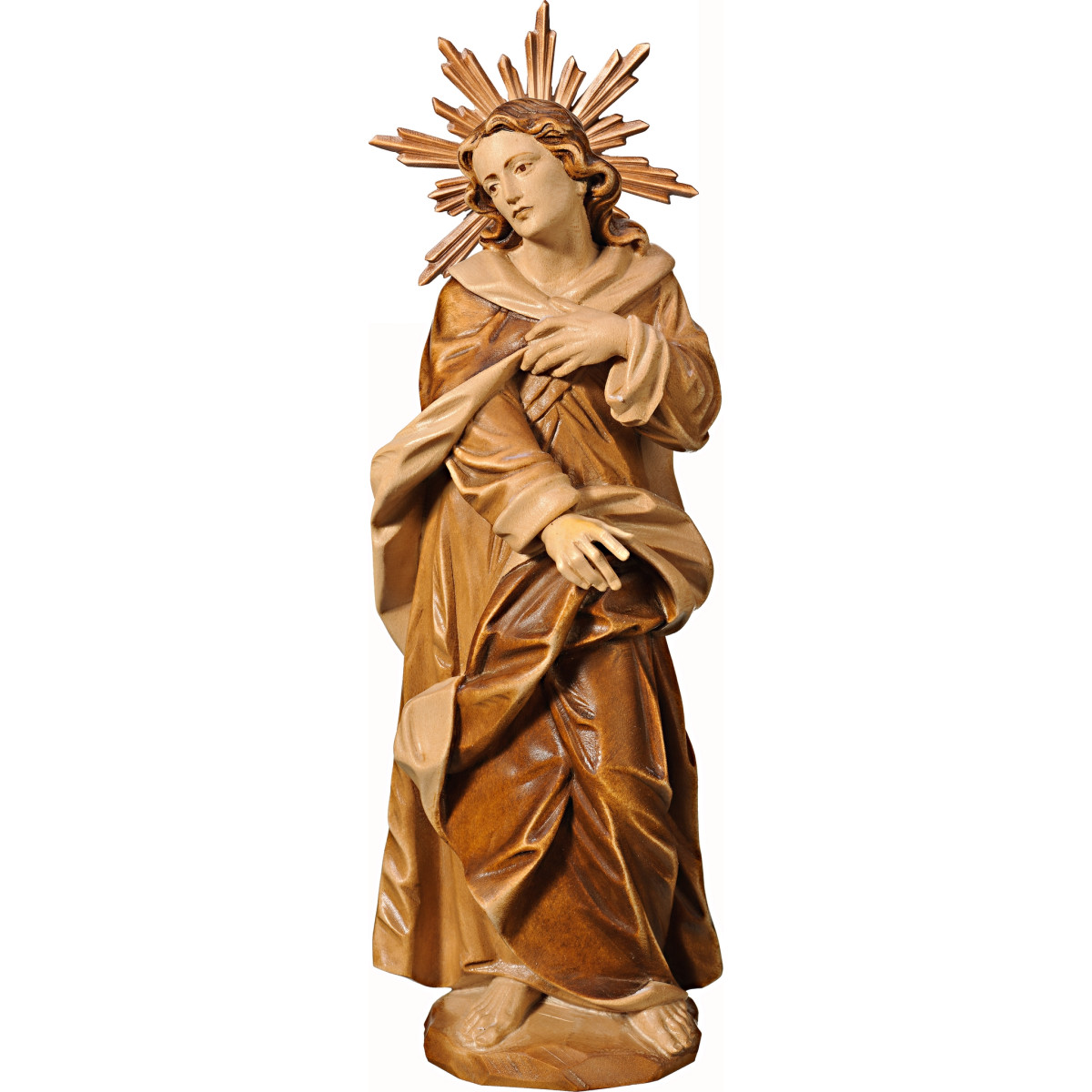 St. John for crucifixion group with aureole