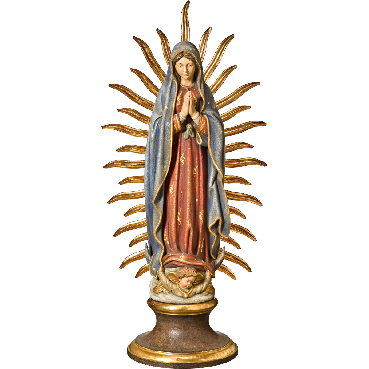 Madonna di Guadalupe in legno | Bergland