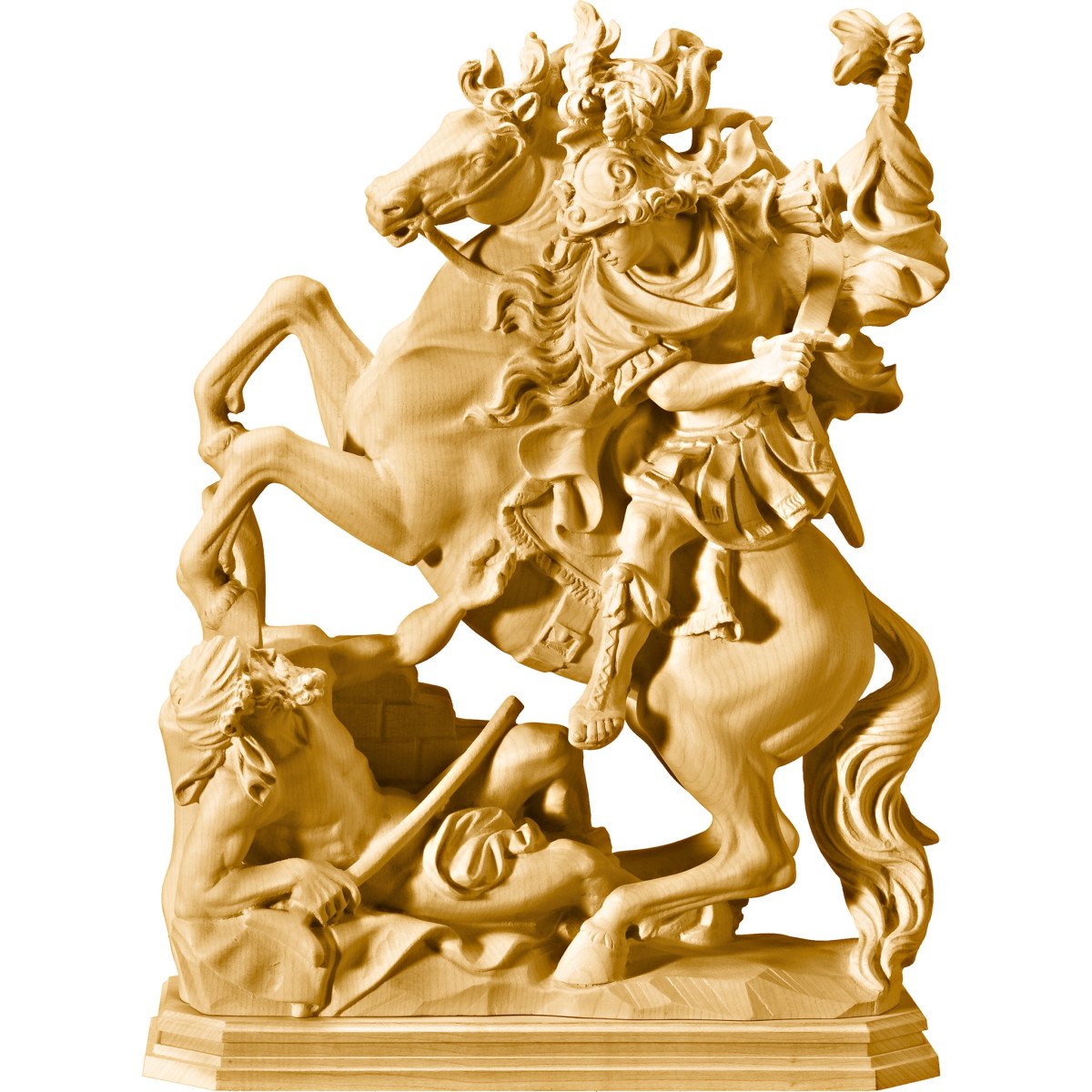 San Martino di Tours | Statua in legno dalla Val Gardena - Dolomiti