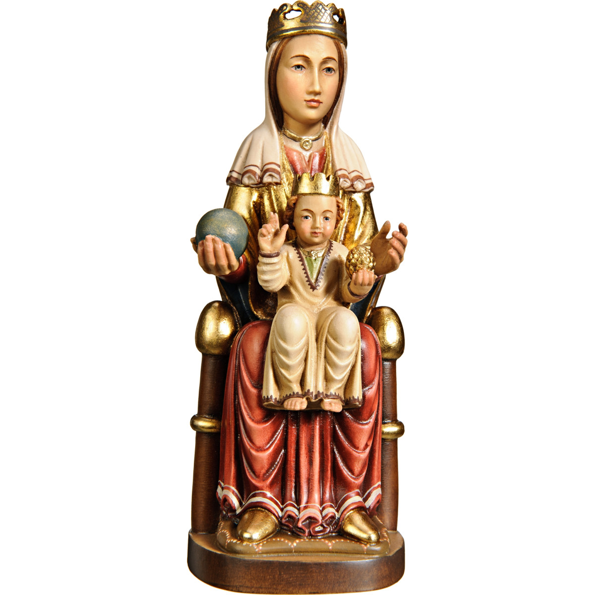 Virgen Románica Sentada con Niño | Bergland