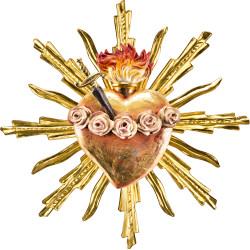 Immaculate Heart of Mary with dagger and aureole