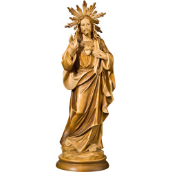 Esculturas del Sagrado Corazón de Jesús en madera – Arte religioso