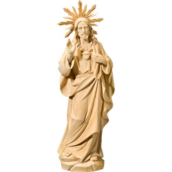 Sacred Heart of Jesus Wood Carvings – Religious Art from Val Gardena
