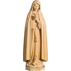 Madonna di Fatima – Statue religiose in legno intagliato della Val Gardena