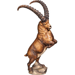 Steinbock aus Holz | Bergland