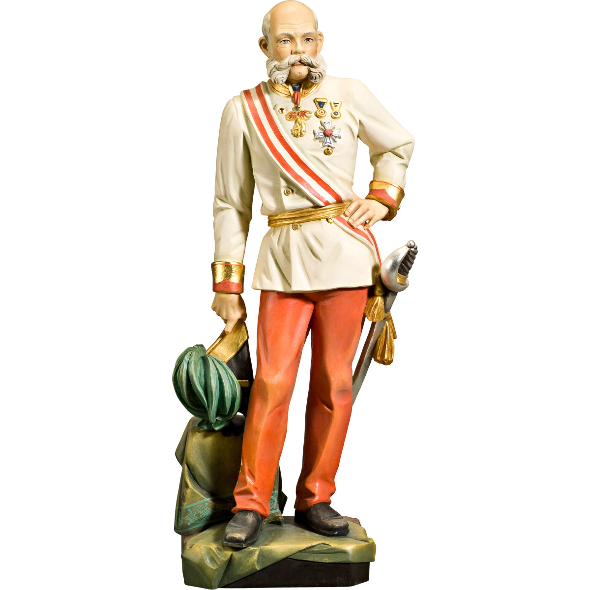 Estatua Emperador Francisco José en madera | Bergland