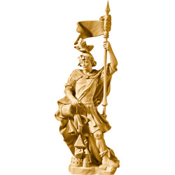 Saint Florian | Patron of firefighters wood statue